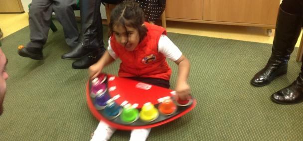 Nighaar playing the pitched bells